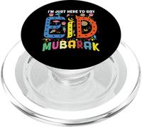 Just Here to Say Eid Mubarak Fête Islamique Musulmane PopSockets PopGrip pour MagSafe