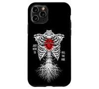 Just Here to The Vibe Squelette Cœur Racines Coque pour iPhone 11 Pro