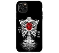 Just Here to The Vibe Squelette Cœur Racines Coque pour iPhone 11 Pro Max