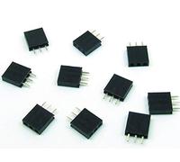 Just-Honest 10 Pièces/pcs. x Connecteur Femelle IC Socle/Header IC Socket 3 Broches/Pin 2.54mm #A765