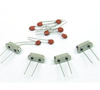 Just-Honest - KIT: 4 x Oscillateur à quarz/Quartz Crystal 4 MHz + 8 x Condensateur céramique 22 PF, MCU ARDUINO AVR #A52
