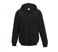 Awdis Homme Veste à capuche / Sweat à capuche / Hoodie avec fermeture éclair RW180 (3XL) (Noir velours)