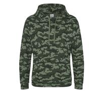 Just Hoods Veste À Capuche Militaire Camouflage Verte Ou Noire