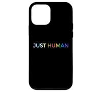 Just Human lgbt, égalité, diversité, arc-en-ciel Coque pour iPhone 12 mini