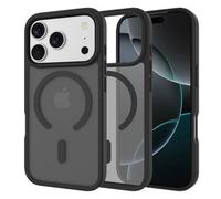 Just in Case ArmorElite - Coque de protection pour téléphone portable - robuste - de qualité militaire - compatibilité avec MagSafe - polyuréthanne thermoplastique (TPU) - noir - pour Apple iPhone 17