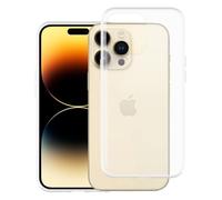 Just in Case - Coque de protection pour téléphone portable - doux - polyuréthanne thermoplastique (TPU) - clair - pour Apple iPhone 14 Pro Max