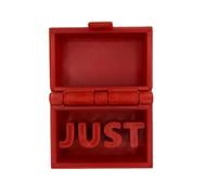 Just In Case Prank Stuff Joke Box - Funny Prank Box, Just In Case Prank Box | Decor Stuff Weird Things Little Box with Words Funny Gag Jewelry Organizer, Halloween Decoration