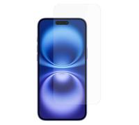 Just In Case Protection d'écran en verre trempé pour iPhone 16 - Haute résistance et clarté