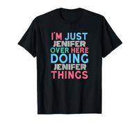 Just Jenifer Here Doing Jenifer Things Prénom T-Shirt