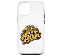 Just Jive Talkin' Retro 70s Soul Funk Disco Typographie Coque pour iPhone 12/12 Pro