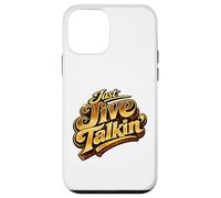 Just Jive Talkin' Retro 70s Soul Funk Disco Typographie Coque pour iPhone 12 Mini