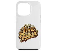 Just Jive Talkin' Retro 70s Soul Funk Disco Typographie Coque pour iPhone 13 Pro