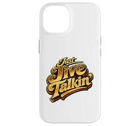 Just Jive Talkin' Retro 70s Soul Funk Disco Typographie Coque pour iPhone 14
