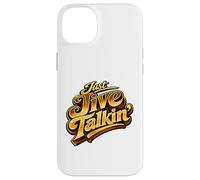 Just Jive Talkin' Retro 70s Soul Funk Disco Typographie Coque pour iPhone 14 Plus