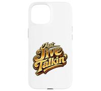 Just Jive Talkin' Retro 70s Soul Funk Disco Typographie Coque pour iPhone 15
