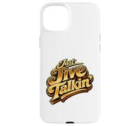 Just Jive Talkin' Retro 70s Soul Funk Disco Typographie Coque pour iPhone 15 Plus