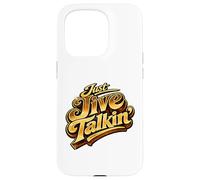 Just Jive Talkin' Retro 70s Soul Funk Disco Typographie Coque pour iPhone 15 Pro