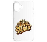 Just Jive Talkin' Retro 70s Soul Funk Disco Typographie Coque pour iPhone 16 Plus