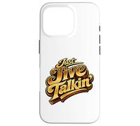 Just Jive Talkin' Retro 70s Soul Funk Disco Typographie Coque pour iPhone 16 Pro