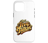 Just Jive Talkin' Retro 70s Soul Funk Disco Typographie Coque pour iPhone 16 Pro Max
