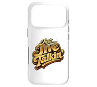 Just Jive Talkin' Retro 70s Soul Funk Disco Typographie Coque pour iPhone 17 Pro