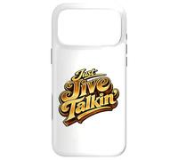 Just Jive Talkin' Retro 70s Soul Funk Disco Typographie Coque pour iPhone 17 Pro Max