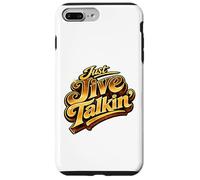 Just Jive Talkin' Retro 70s Soul Funk Disco Typographie Coque pour iPhone 7 Plus/8 Plus