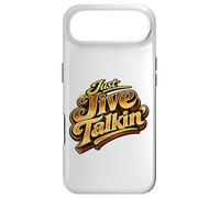 Just Jive Talkin' Retro 70s Soul Funk Disco Typographie Coque pour iPhone Air