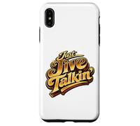Just Jive Talkin' Retro 70s Soul Funk Disco Typographie Coque pour iPhone XS Max