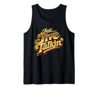 Just Jive Talkin' Retro 70s Soul Funk Disco Typographie Débardeur