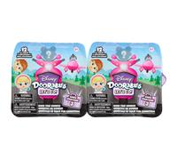 Just Joue Doorables Let's Go Series 3 Co-Pack 4 pices Figures de collection et vhicules Figurines de 1,5 pouce pour enfants Toys pour 5 ans