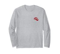 Just Kiss Me We Can Talk Later Baiser Doux Saint-Valentin Manche Longue