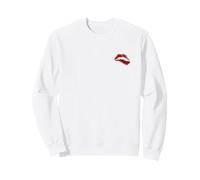 Just Kiss Me We Can Talk Later Baiser Doux Saint-Valentin Sweatshirt