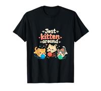 Just Kitten Around Kawaii Chibi Kittens T-Shirt