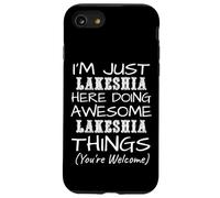 Just Lakeshia Here Doing Lakeshia Things Prénom Coque pour iPhone SE (2020) / 7/8