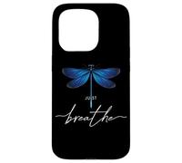 Just Libellule Tatouage pour l'été Breathe Méditation Yoga Coque pour iPhone 15 Pro