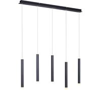 Just Light Bruno lampe suspendue 5x4.8 W blanc-noir 15205-18