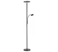 Just Light Hans lampadaire 2x22 W noir 11709-18