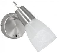 Just Light Julia applique murale 1x4 W blanc-acier 11861-55