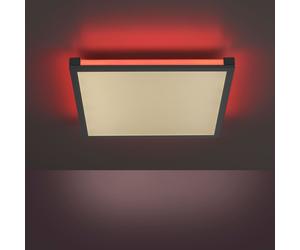 Just Light Mario plafonnier intelligent 2x17 W blanc-noir 11621-18