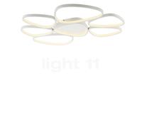 Just Light Pebbles Plafonnier LED 92 cm Ce luminaire comporte des modules à LED prémontés de classes énergétiques A A++, A+, A