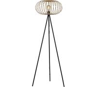 Just Light Racoon lampadaire 2x40 W noir-bois 11415-79