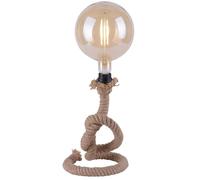 Just Light Rope lampe de table 1x15 W noir-marron 15480-18