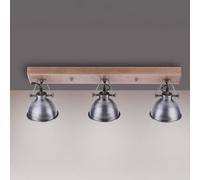 Just Light Samia Applique murale/Plafonnier E14, 3 sources lumineuses, 11983-77,