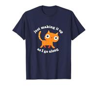 Just Making It Up As I Go Along - Design officiel DinoMike T-Shirt