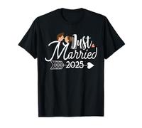 Just Married 2025 - Célébration de mariage couple d'amour T-Shirt