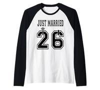 Just Married 2026 Épouse et Mari Pendant la Lune de Miel Manche Raglan