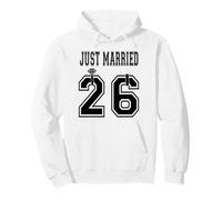 Just Married 2026 Épouse et Mari Pendant la Lune de Miel Sweat à Capuche