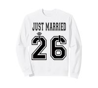 Just Married 2026 Épouse et Mari Pendant la Lune de Miel Sweatshirt