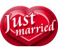 Just married (30x21cm) - Autocollant/Sticker